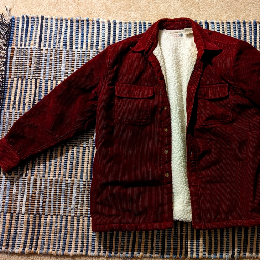 Burgundy Corduroy Jacket